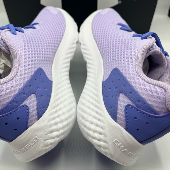 Under ArmourCharged Rogue Youth 3 (Big Kid) Purple Violet New In Box - Picture 7 of 14